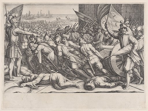 Rembarquement des Troupes (Embarkation of Troops), from "La Vie de Ferdinand Ier de Médicis série appelée aussi Les Batailles des Médicis" (The Life of Ferdinand I de'Medici also called The Medici Battles)