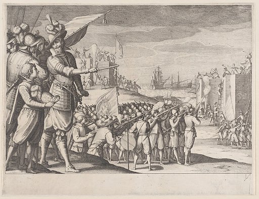 Assaut de Deux Fotresses (The Attack of Two Fortresses), from La Vie de Ferdinand Ier de Médicis série appelée aussi Les Batailles des Médicis (The Life of Ferdinand I de'Medici also called The Medici Battles)