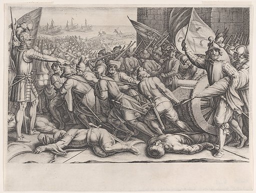 Rembarquement des Troupes (Embarkation of Troops), from La Vie de Ferdinand Ier de Médicis série appelée aussi Les Batailles des Médicis (The Life of Ferdinand I de'Medici also called The Medici Battles)