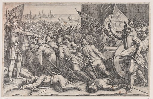 Rembarquement des Troupes (Embarkation of Troops), from "La Vie de Ferdinand Ier de Médicis série appelée aussi Les Batailles des Médicis" (The Life of Ferdinand I de'Medici also called The Medici Battles)