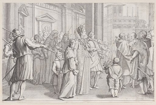 La Grande Duchesse Marie des Jeunes Filles, from "La Vie de Ferdinand Ier de Médicis série appelée aussi Les Batailles des Médicis" (The Life of Ferdinand I de'Medici also called The Medici Battles)