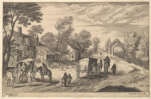 Path Through a Village