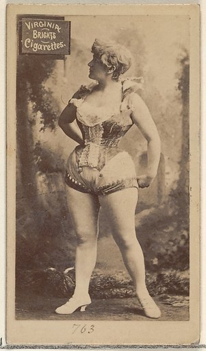 Card 763, from the Actors and Actresses series (N45, Type 2) for Virginia Brights Cigarettes