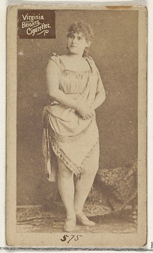 Card 575, from the Actors and Actresses series (N45, Type 2) for Virginia Brights Cigarettes