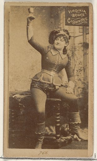 Card 766, from the Actors and Actresses series (N45, Type 2) for Virginia Brights Cigarettes