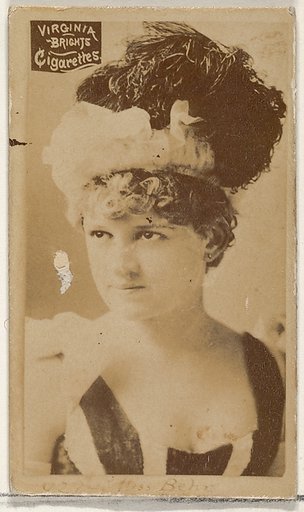 Miss Behr, from the Actors and Actresses series (N45, Type 2) for Virginia Brights Cigarettes