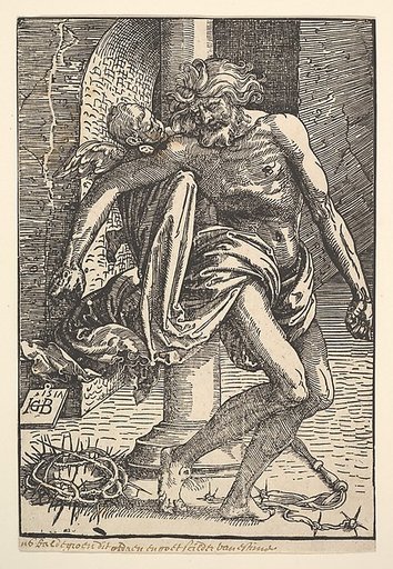 Christ with the Instruments of Torture Supported by a Little Angel