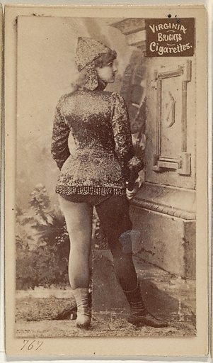 Card 767, from the Actors and Actresses series (N45, Type 2) for Virginia Brights Cigarettes