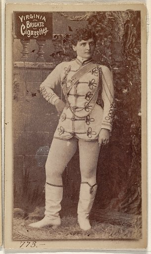 Card 773, from the Actors and Actresses series (N45, Type 2) for Virginia Brights Cigarettes