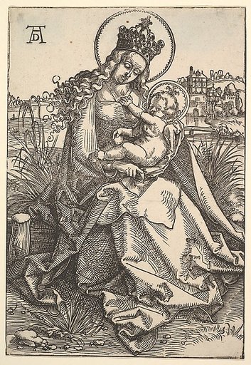 The Virgin on the Grassy Bank