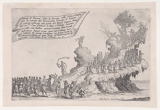 Le Char du Mont Parnasse (The Chariot of Mount Parnassus), from "Guerre de Beauté" (Guerra di Bellezza) (War of Beauty)