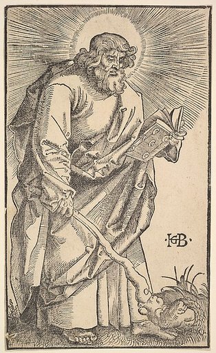 St. Judas Thaddaeus, from "Christ and the Apostles"