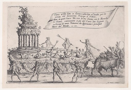 Le Char de Thétis (The Chariot of Thetis), from "Guerre de Beauté" (Guerra di Bellezza) (War of Beauty)