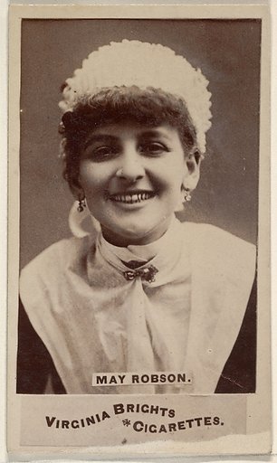 May Robson, from the Actors and Actresses series (N45, Type 6) for Virginia Brights Cigarettes