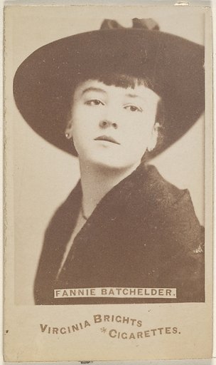 Fannie Batchelder, from the Actors and Actresses series (N45, Type 6) for Virginia Brights Cigarettes