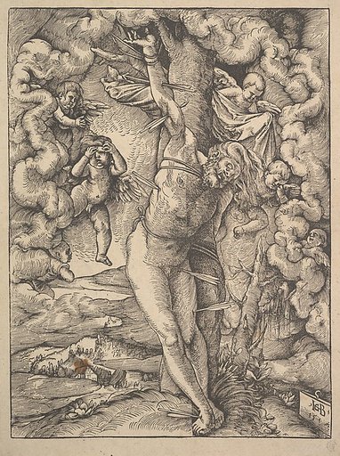 St. Sebastian Bound to a Tree