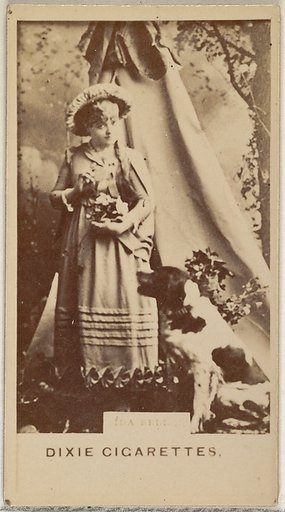 Ida Bell, from the Actors and Actresses series (N45, Type 7) for Dixie Cigarettes