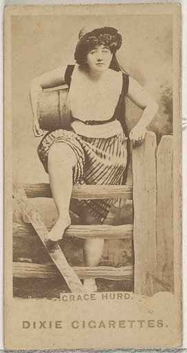 Grace Hurd, from the Actors and Actresses series (N45, Type 7) for Dixie Cigarettes