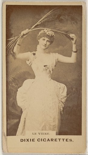 Le Viere, from the Actors and Actresses series (N45, Type 7) for Dixie Cigarettes