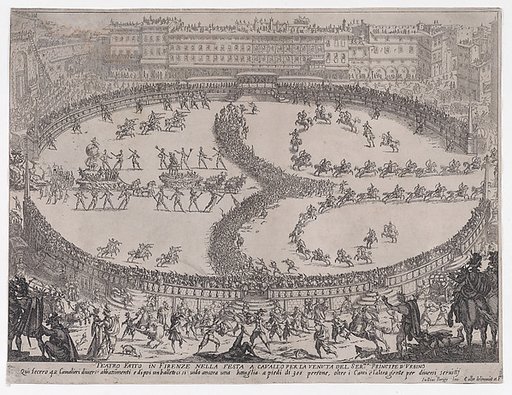 Vue d'Ensemble de la Fête (View of the Ensemble of the Festival), from "Guerre de Beaute" (Guerra di Bellezza) (War of Beauty)