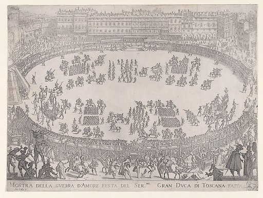 Le Défilé Entrée des Chars de l'Afrique et de l'Aise (The Entrance Parade of the Chariots of Africa and Asia), from "La Guerre d'Amour" (Guerra d'Amore) (War of Love)