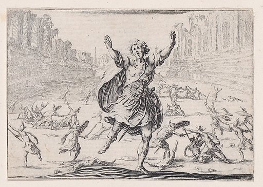 Escarmouche dans un Cirque (Skirmish in a Circus), from "Les Caprices" Series A, The Florence Set