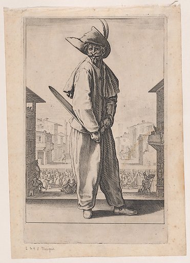 Le Zani ou Scapin, from "Les Trois Pantalons pièces appélees Les Trois Acteurs" (The Three Pants also called the Three Actors)