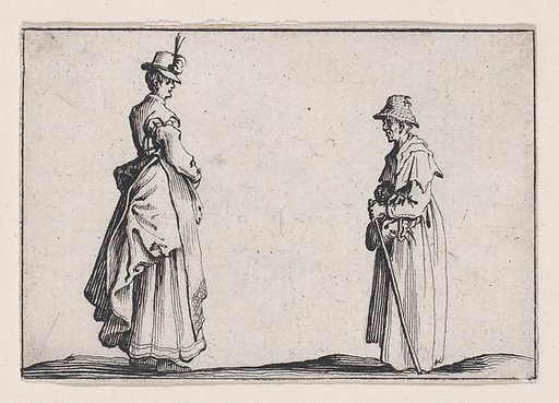 Deux Femmes De Profil (Two Women in Profile), from "Les Caprices" Series A, The Florence Set