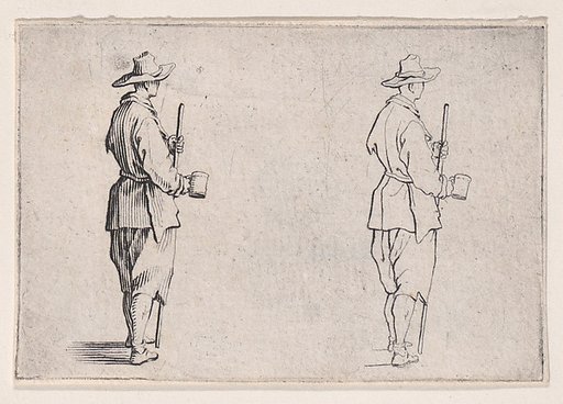 Le Paysan Tenant un Gobelet (The Peasant Holding a Cup), from Les Caprices Series A, The Florence Set