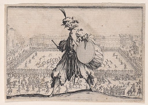 Le Jeu de Paume sur la Place Sainte-Croix, a Florence (The Tennis Game on the Piazza Santa Croce in Florence), from Les Caprices Series A, The Florence Set