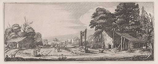 Reverse Copy of Le Jardin, appelé aussi Le Marais (The Garden, also called The Marsh), plate 1 from "Les Quatre Paysages" (The Four Landscapes)