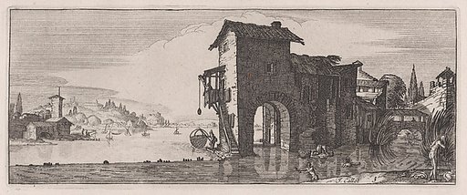 Reverse Copy of Le Moulin a Eau (The Water Mill), plate 3 from "Les Quatre Paysages" (The Four Landscapes)