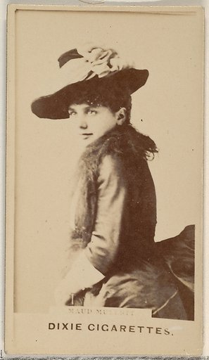 Maud Mullett, from the Actors and Actresses series (N45, Type 7) for Dixie Cigarettes