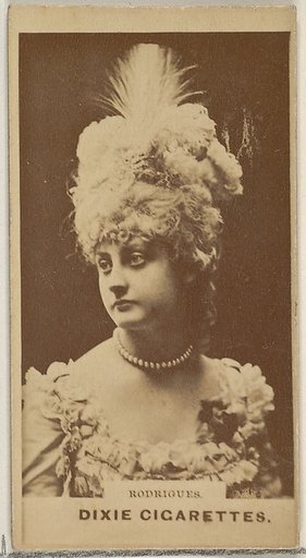 Rodrigues, from the Actors and Actresses series (N45, Type 7) for Dixie Cigarettes