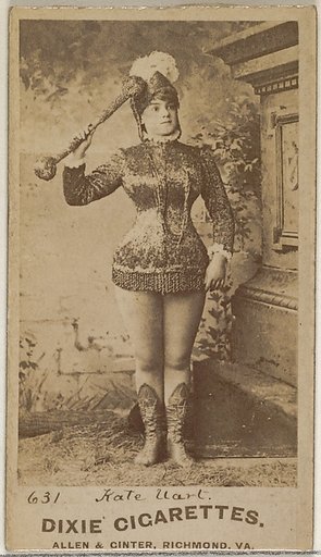 Card 631, Kate Uart, from the Actors and Actresses series (N45, Type 7) for Dixie Cigarettes