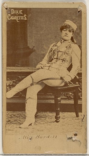 Miss Bardell, from the Actors and Actresses series (N45, Type 7) for Dixie Cigarettes