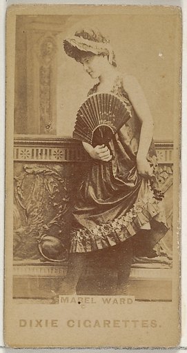 Mabel Ward, from the Actors and Actresses series (N45, Type 7) for Dixie Cigarettes