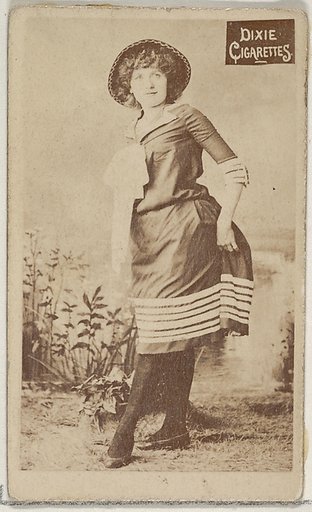 From the Actors and Actresses series (N45, Type 7) for Dixie Cigarettes