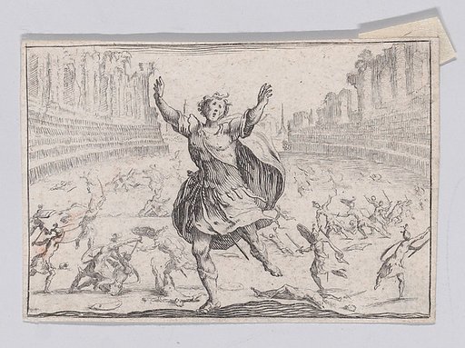 Reverse Copy of Escarmouche dans un Circque (Skirmish in a Circus), from "Les Caprices"