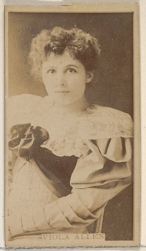 Viola Allen, from the Actors and Actresses series (N45, Type 8) for Virginia Brights Cigarettes