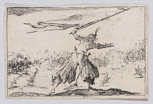 Reverse Copy of Le Porte-Étendard (The Standard Bearer), from Les Caprices