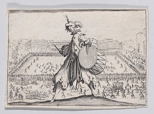 Copy of Le Jeu de Paume sur la Place Sainte-Croix, a Florence (The Tennis Game at the Piazza Santa Croce, in Florence), from "Les Caprices"