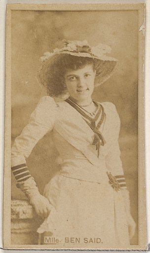 Mlle. Ben Said, from the Actors and Actresses series (N45, Type 8) for Virginia Brights Cigarettes