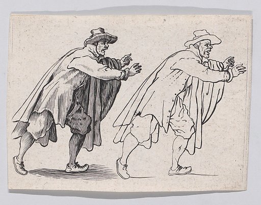 Copy of L'Homme Qui Court (The Running Man), from "Les Caprices" Series B, The Nancy Set