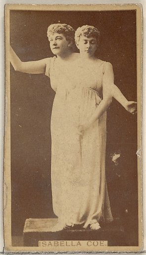 Isabella Coe, from the Actors and Actresses series (N45, Type 8) for Virginia Brights Cigarettes