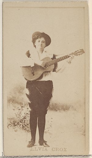 Elvia Crox, from the Actors and Actresses series (N45, Type 8) for Virginia Brights Cigarettes
