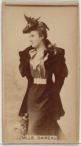 Mlle. Daireaux, from the Actors and Actresses series (N45, Type 8) for Virginia Brights Cigarettes