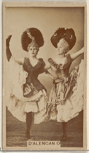 D'Alencan, from the Actors and Actresses series (N45, Type 8) for Virginia Brights Cigarettes
