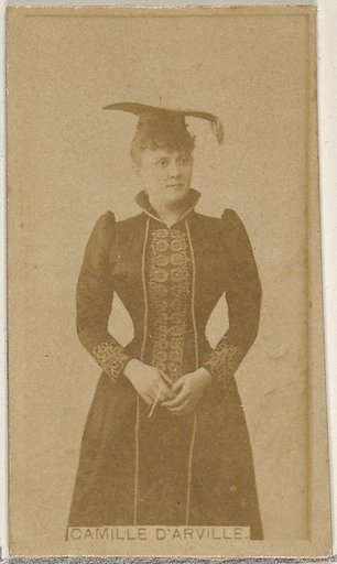 Camille D' Arville, from the Actors and Actresses series (N45, Type 8) for Virginia Brights Cigarettes