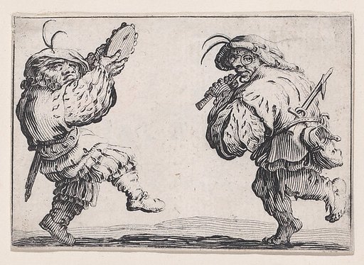 Les Danseurs a la Flute et au Tambourin (Dancers with the Flute and the Tambourine), from "Les Caprices" Series A, The Florence Set